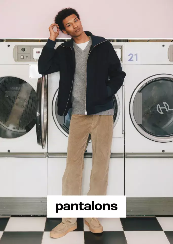 pantalons homme