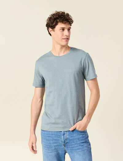 T-shirt éco-responsable vert foncé homme