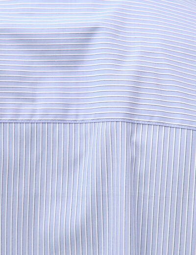 Chemise manches longues bleu gris homme