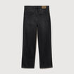 Jeans loose longueur 34 en coton denim snow noir homme