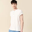 T-shirt manches courtes ecru homme