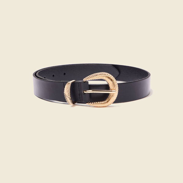 ceinture en cuir avec boucle noir femme Ceinture en cuir avec boucle noir femme
