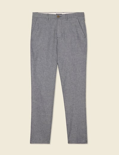 Pantalon chino bleu marine homme