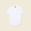 Chemise manches courtes blanc homme