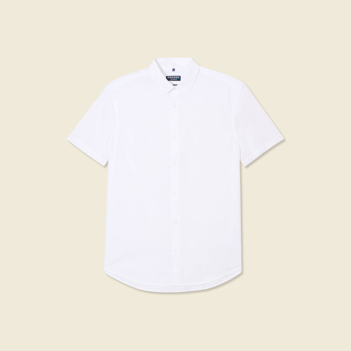 Chemise manches courtes blanc homme