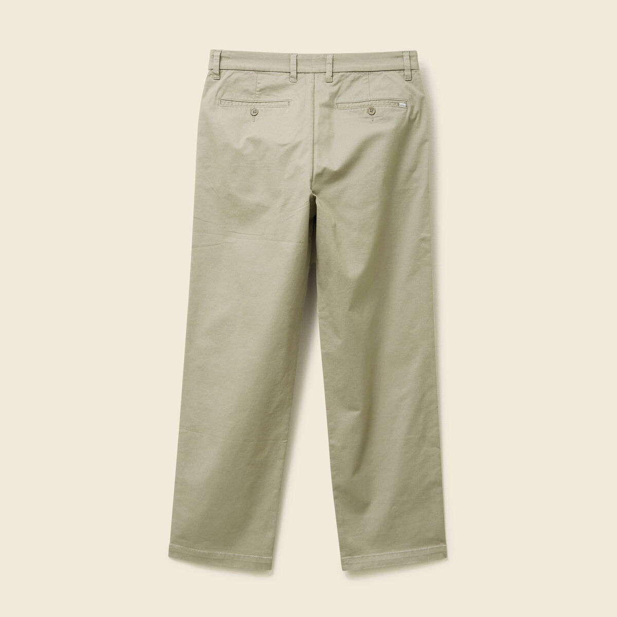 Chino coupe straight vert kaki homme