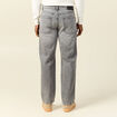 Jeans relax 5 poches denim gris homme