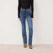 Jeans bootcut taille haute denim stone femme