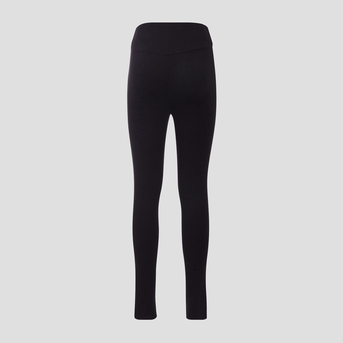 Pantalon jegging taille haute noir femme