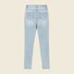 Jeans jegging denim bleach femme