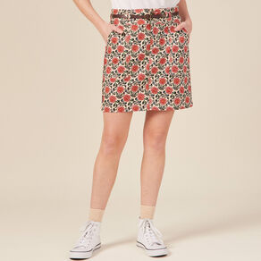 jupe droite eco responsable ecru femme Jupe droite éco-responsable ecru femme