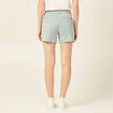 Short chino éco-responsable vert pastel femme