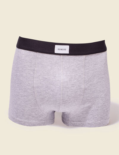 Lot 3 boxers bleu pétrole homme