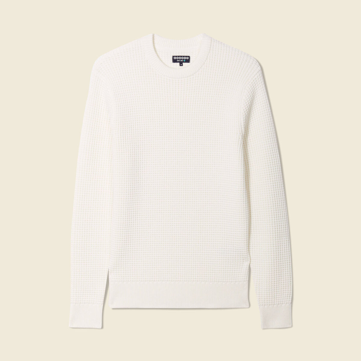 Pull éco-responsable ecru homme
