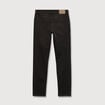 Jeans straight 5 poches marron homme
