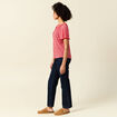 T-shirt manches courtes rouge femme