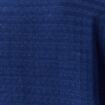 Sweat manches longues col polo bleu foncé femme