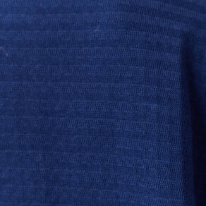 Sweat manches longues col polo bleu foncé femme
