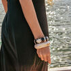 Lot 2 bracelets manchettes multicolore femme