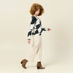 Pull manches longues r&eacute;vesible noir femme