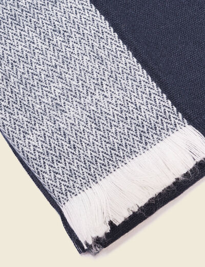 &Eacute;charpe bleu marine homme