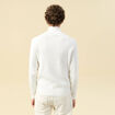 Pull col camionneur ecru homme