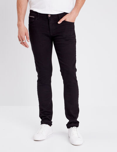 Jeans slim denim noir homme