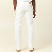 Jeans éco-responsable regular denim blanc homme