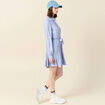 Robe patineuse éco-responsable bleu femme