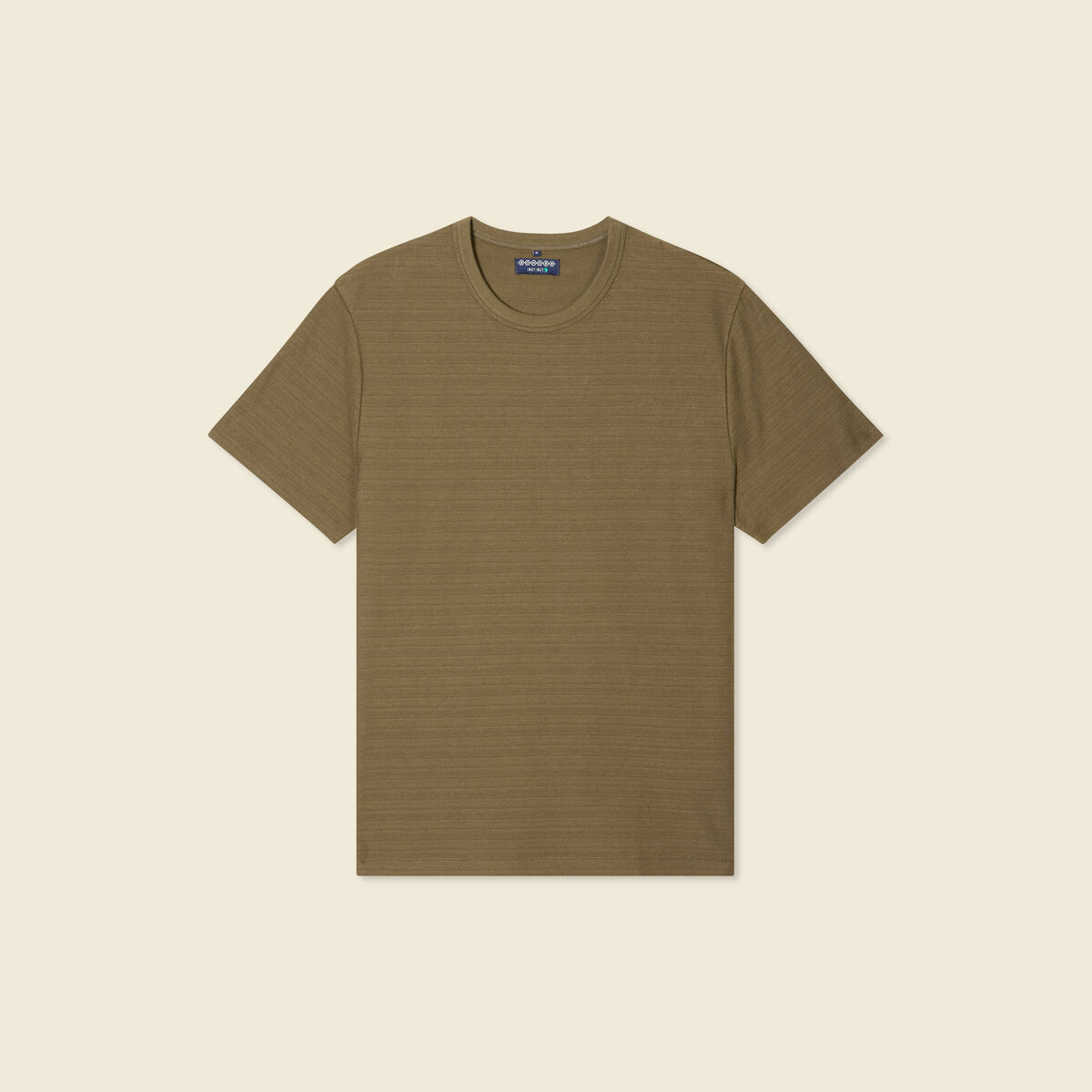 T-shirt manches courtes vert kaki homme