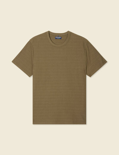 T-shirt manches courtes vert kaki homme