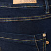 Jeans regular 5 poches denim brut rinse femme