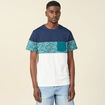 T-shirt manches courtes bleu homme
