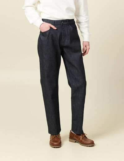 Jeans regular longueur 32 denim brut clean homme