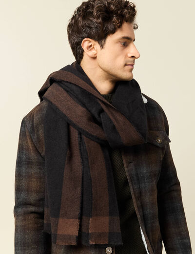 &Eacute;charpe noir homme