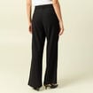 Pantalon loose taille standard fluide noir femme