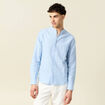 Chemise manches longues bleu ciel homme