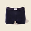 Lot 2 boxers bleu marine homme
