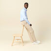 Chemise manches longues bleu ciel homme