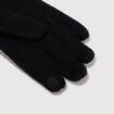 Gants avec doublure noir femme
