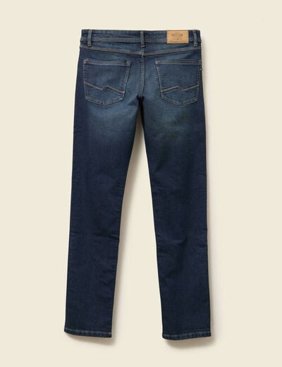 Jeans straight longueur 34 denim denim dirty homme