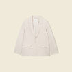 Veste ajust&eacute;e manches longues doublure sable femme