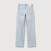 Jeans large taille standard denim snow bleu femme