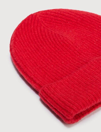 Bonnet rouge femme