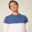 Pull éco-responsable bleu foncé homme