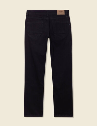 Jeans regular longueur 34 denim noir homme