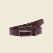Ceinture fine marron foncé homme