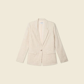 Veste esprit blazer sable femme