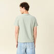 T-shirt éco-responsable vert olive homme