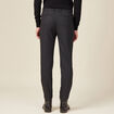 Pantalon chino tapered noir homme